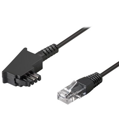 Wentronic TAE-F DSL 8P2C 15m zwart