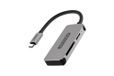 Sitecom MD-066 USB-C Card Reader - SD & MicroSD - Black/Grey