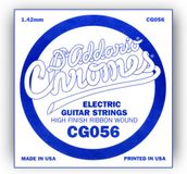 D'Addario CG056 Flat wound enkele snaar - Enkele snaar voor gitaar