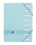 OXFORD Standaard Color Life A4 8 posities omslag kaart pastelblauw
