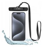 Tech-Protect Universeel Waterdicht Hoesje 6.9 Inch Zwart/Transparant