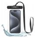 Tech-Protect Universeel Waterdicht Hoesje 6.9 Inch Zwart/Transparant