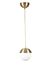Opviq Elegant gouden en witte kroonluchter, verstelbare hoogte 70 cm, metalen behuizing met antieke coating, E27-fitting max. 40 W, perfect voor moderne decoratie.