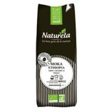 NATURELA - Café moulu biologique Moka Éthiopie – 100% café Arabica biologique – torréfaction lente – fabriqué en France – 250 g