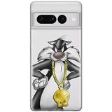 ERT GROUP mobiel telefoonhoesje voor Google PIXEL 7 PRO origineel en officieel erkend Looney Tunes patroon Sylvester 003
