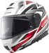 Schuberth C5 Zenith Casque - Rouge/blanc - XXXL