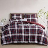 TRANKIELO® - 3-delige beddengoedset microvezel – met ritssluiting – zacht en kreukvrij – 200 x 200 cm