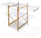 Sèche-linge - Extensible - Acier inoxydable - 30 m de longueur de séchage - 180 x 105 x 61 cm - Pour intérieur et extérieur