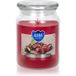 Premium Line Grote geurkaars in glas met deksel, geur: chocolade, kers