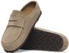 Birkenstock Naples Wrapped Suède Taupe Smal voetbed - Maat 44
