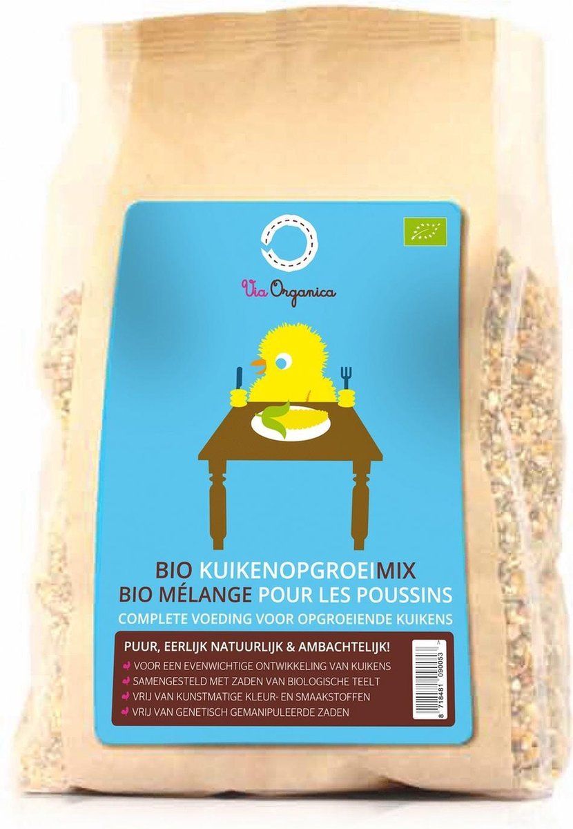 Via Organica Bio Kuikenopgroeimix 4 kg