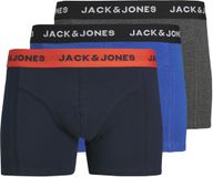 JACK&JONES JACBASIC SIMPLE TRUNKS 3 PACK Heren Onderbroeken Dark Grey Melange S