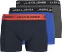 JACK&JONES JACBASIC SIMPLE TRUNKS 3 PACK Heren Onderbroeken Dark Grey Melange S