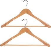 5Five - Kledinghanger - 6x - hout - draaibaar - 45 x 24 cm