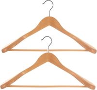 5Five - Cintre - 6x - bois - pivotant - 45 x 24 cm