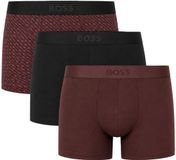 BOSS Hugo Boss ONE boxershorts 3-pack bordeaux-print