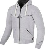 Merlin Easton Veste à fermeture éclair pour moto, gris clair, taille 2XL