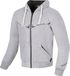 Merlin Easton Veste à fermeture éclair pour moto, gris clair, taille 2XL