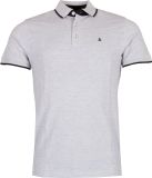 Jack & Jones Poloshirt - Maat XXL - Mannen - licht grijs/zwart