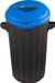 Giostyle Eco Solution Prullenbak met Deksel voor Afvalscheiding - 35L - Blauw