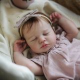 Reborn-pop, dormant, 50 cm, avec un corps en coton, poupée bébé