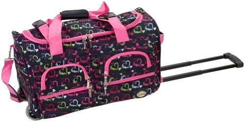 Rockland Pannenset bagage Rolling 55,9 cm Duffle Bag, heart1, één maat