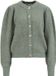 WE Fashion Dames gebreid vest van wolmix met gouden knopen