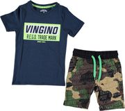 Vingino Pyjama court garçon Walberto - Bleu foncé - Taille 110-116