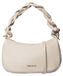 Marc Ellis Sac bandoulière "Deep Bag" beige polyuréthane poignée tressée
