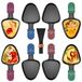 Merkloos Raclette-pan Gietijzer antiaanbaklaag - 8 stuks - Met 8 nylon spatels
