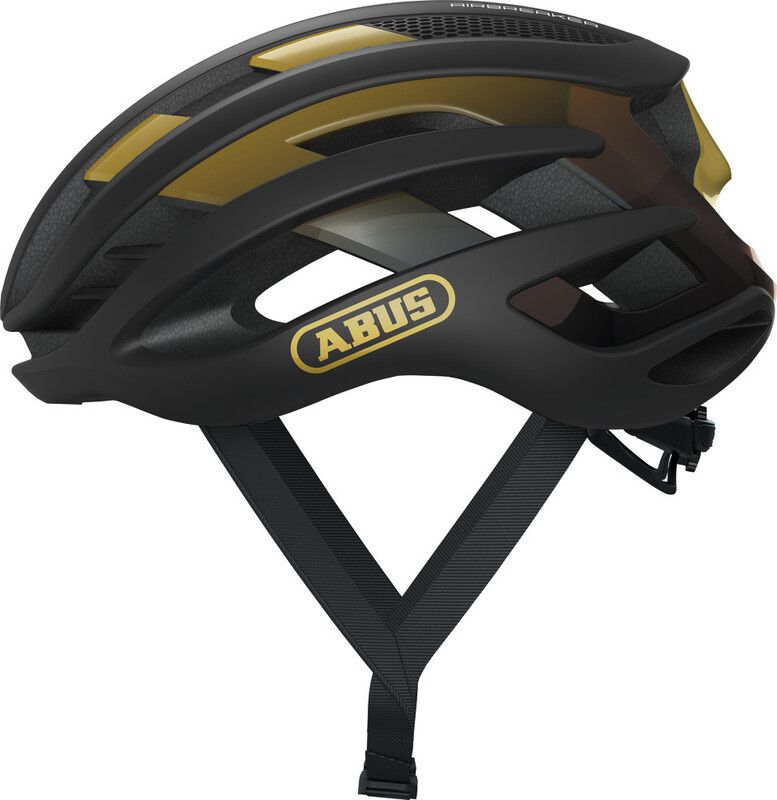 Abus AirBreaker Fietshelm, black gold - 4003318868313