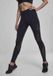 Urban Classics Triangle Tech Mesh Dames Legging - Zwart/Zwart - 5XL