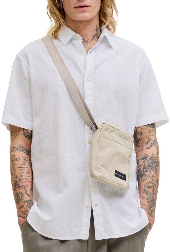 Jack & Jones Summer Linen Blend SS Overhemd Heren - Maat XXL