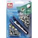 Prym Naaivrijdrukknoop sport camping 15mm zilver - 10st