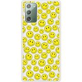 Samsung Bedrukt siliconen hoesje compatibel met Galaxy Note 20 Smiley