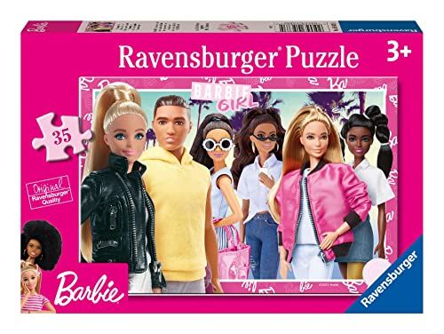 Ravensburger - Barbie-puzzel, collectie 35 delen, puzzel voor kinderen, aanbevolen leeftijd 3 jaar