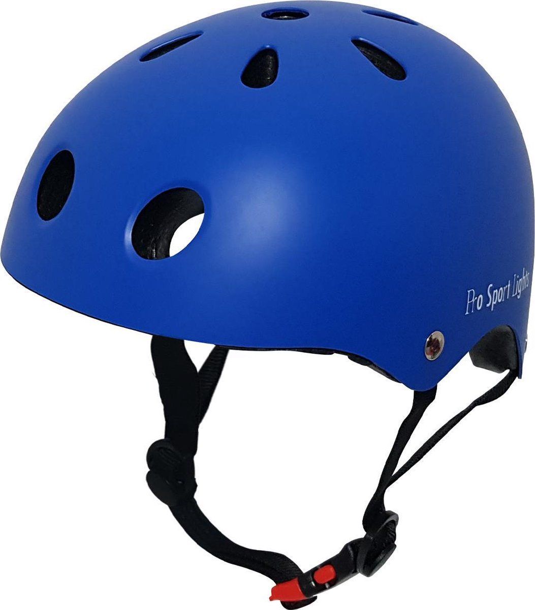 Pro Sport Lights Fietshelm Junior - Blauw - 2021