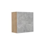 Vicco Hangkast R-Line, Beton/Goudkleurig Eiken, 60 cm met 1 deur
