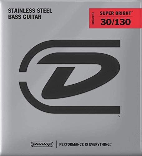 Jim Dunlop DBS40120 Super Bright Bass snaren, roestvrij staal, Light .040-.120, 5 snaren/Set