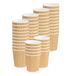 Ripple Cups Wegwerp-papieren bekers, drielaags, dubbelwandig, geïsoleerd, Havana, beige, recyclebaar, voor afhaaldranken, koffie, thee, cappuccino, cocktails, bier, wijn (350 ml, 500 stuks)