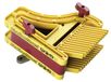 Verenplank featherboard - Dubbel en tandem - 5/8 en 3/4 inch - Jaune