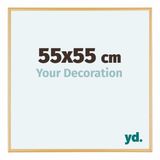 yd. Cadre photo 55x55 cm Aluminium Or Vintage Kent