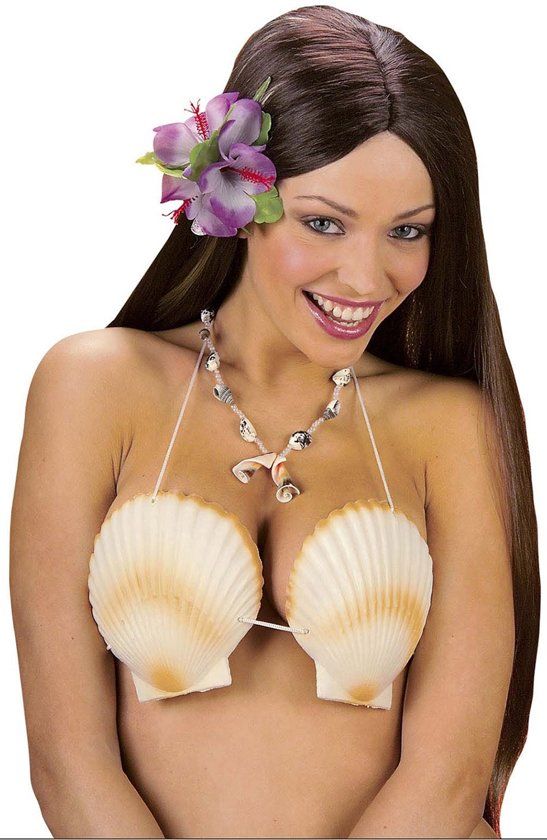 Generik Schelpen hawaii bikini top voor dames - 8003558277001