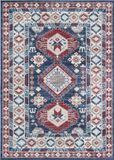 Safavieh Kazak Collection, Tribal Inspired Indoor Woven Area Rug, Navy & Red, 122 x 183 cm