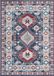 Safavieh Kazak Collection, Tribal Inspired Indoor Woven Area Rug, Navy & Red, 122 x 183 cm