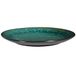 HOME DECO FACTORY Elia plate, ceramic, 27 cm, Green and Black
