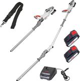 ikra GmbH IKRA 2-in-1 accu-heggenschaar ICPH 2050 met telescoopsteel, schouderriem, 2x 20 V accus en snellader