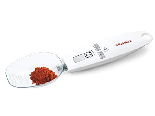 Soehnle Digitale keukenweegschaal Cooking Star met 0,1 g nauwkeurige verdeling en 500 g draagkracht, lepelweegschaal voor de kleinste hoeveelheden, precisieweegschaal voor specerijen