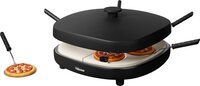 Tristar PZ-9176 Pizza Gourmetset - Pizza Family 6 Mini Pizza Oven - Black
