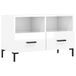vidaXL TV-meubel 80x36x50 cm Hoogglans Wit Hout